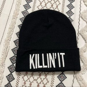 NEW! Black Killin’ It Beanie